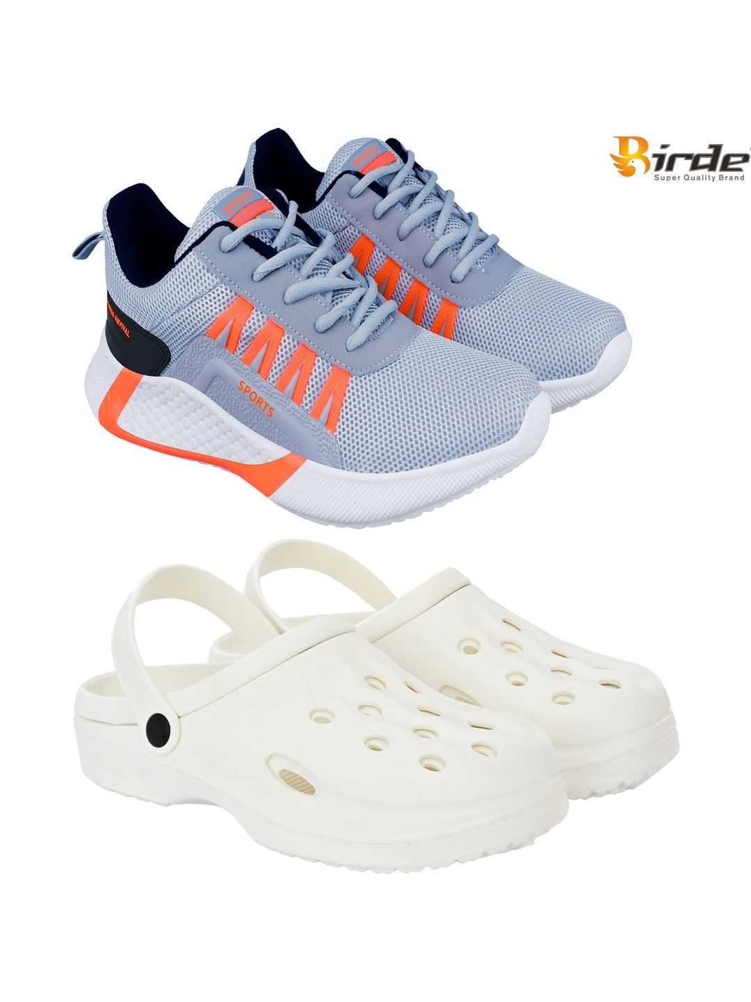 BIRDE Men Mesh Running Non-Marking Shoes