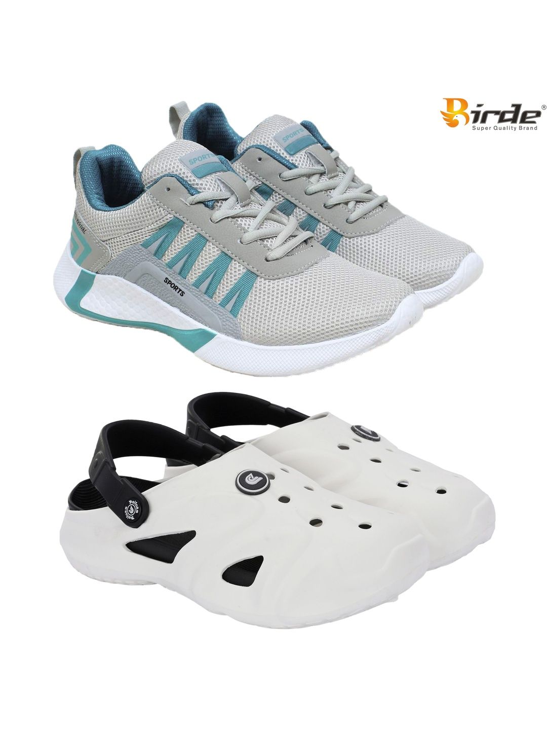 BIRDE Men Mesh Running Non-Marking Shoes