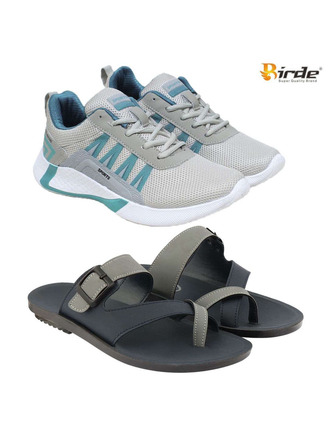 BIRDE Men Mesh Running Non-Marking Shoes
