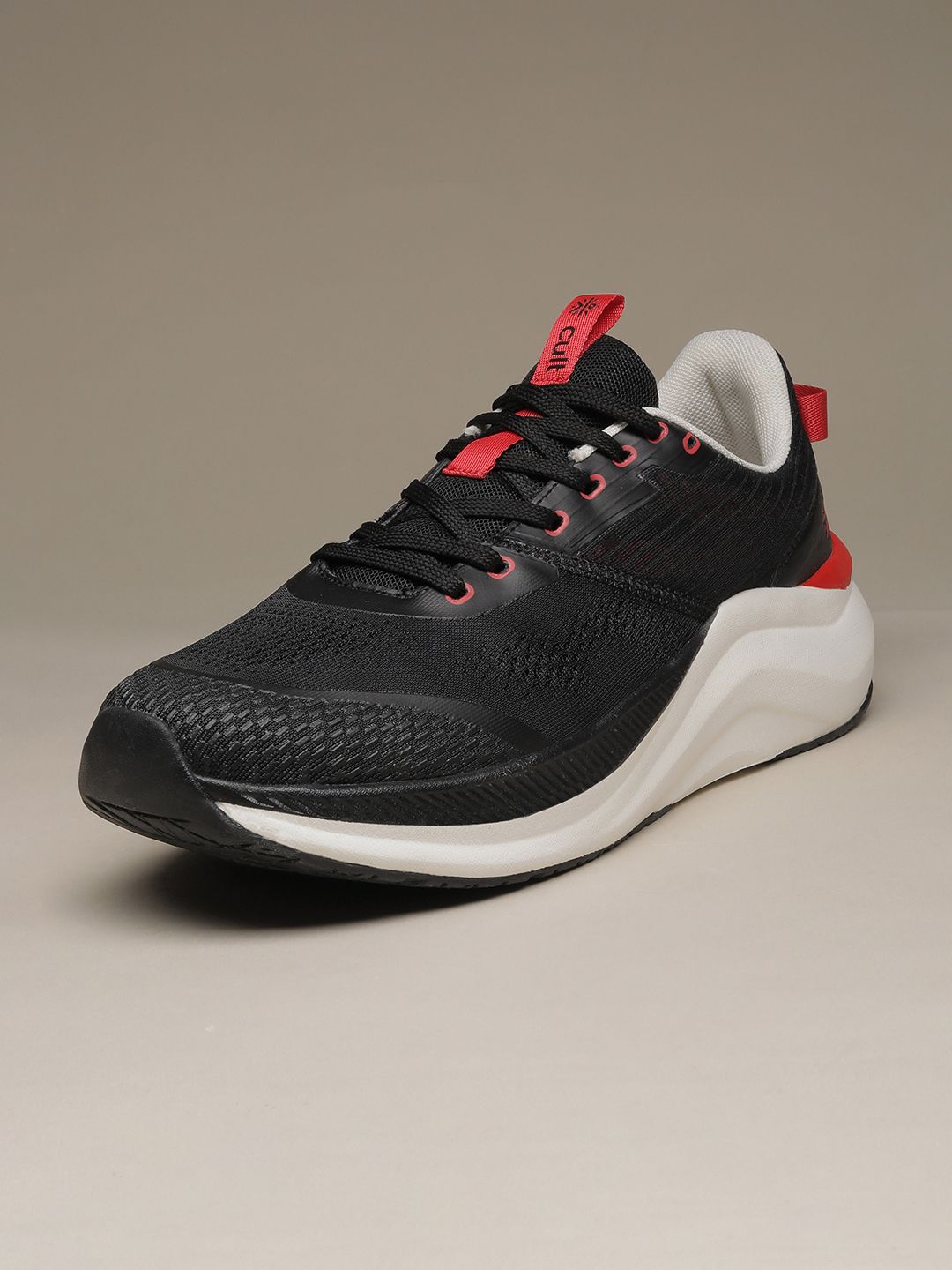 CULT Men Kairo Running Shoes - Black And Red