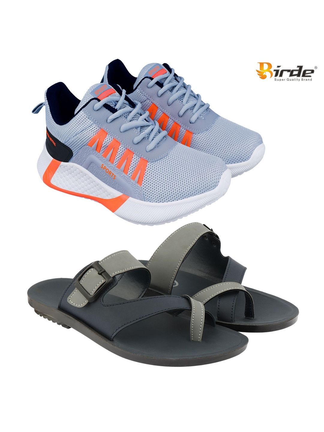 BIRDE Men Mesh Running Non-Marking Shoes