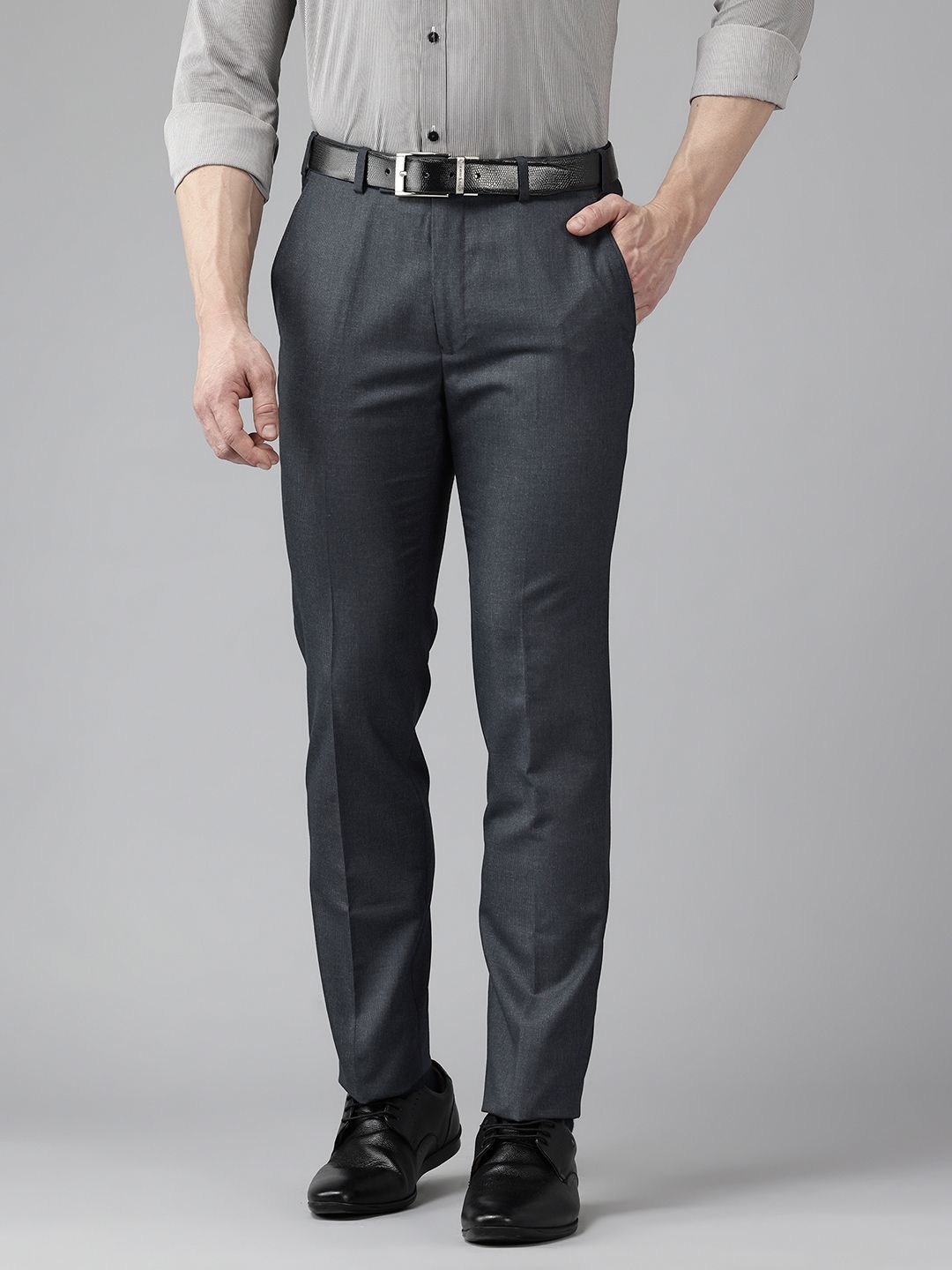Park Avenue Men Slim Fit Formal Trousers