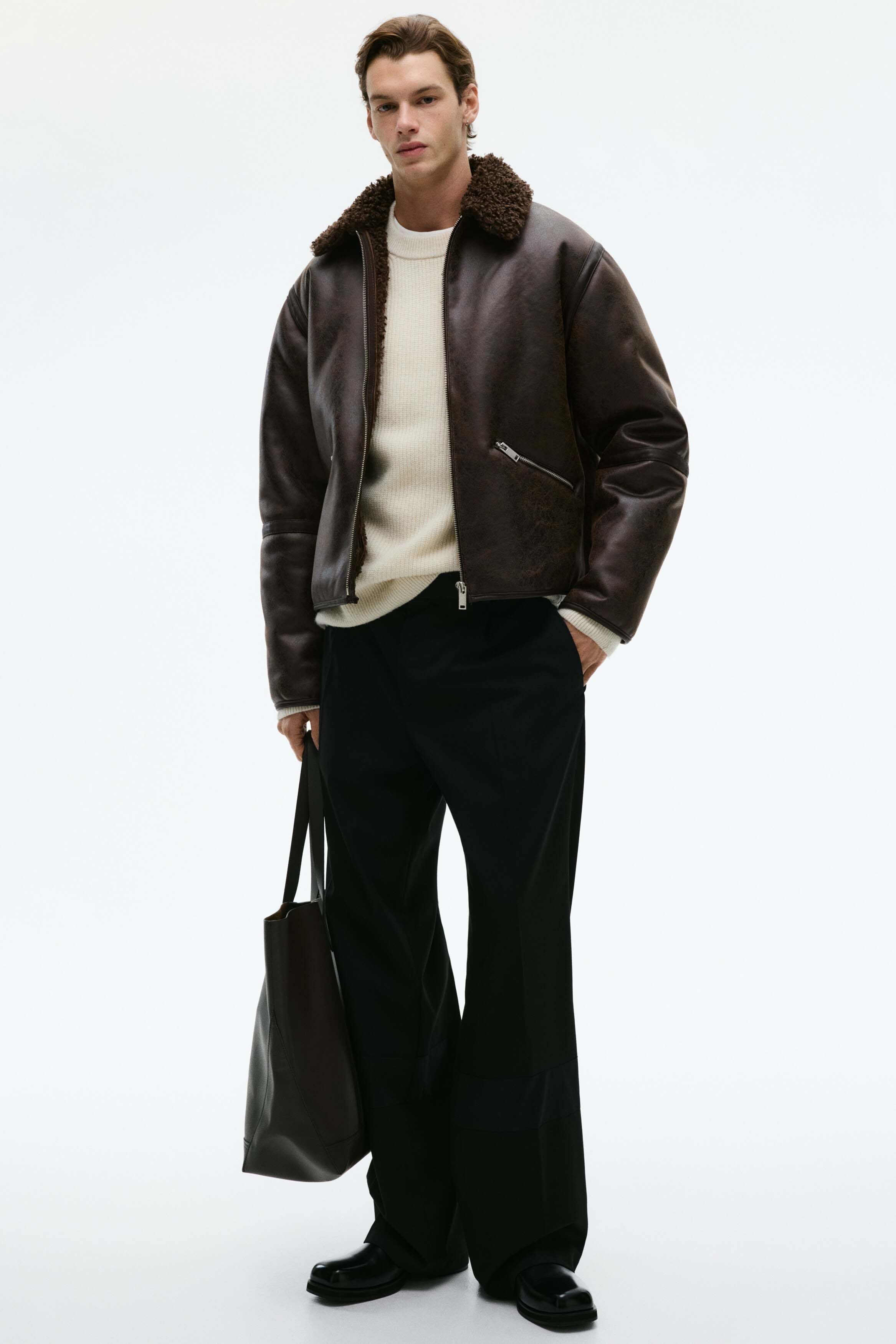 Buy H&M Teddy-Lined Jacket - Jackets for Men 37755779 | Myntra