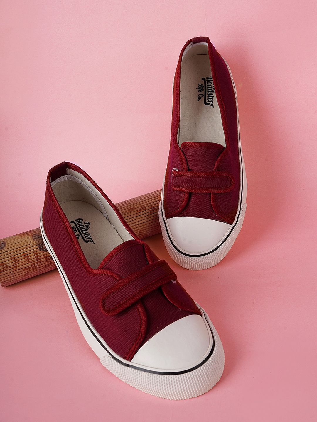 Roadster Roadster Women Maroon Canvas Everyday Casual Shoes