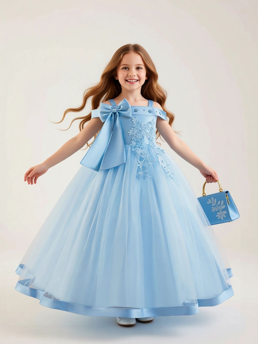 StyleCast x Revolte Girls Maxi Gown Dress