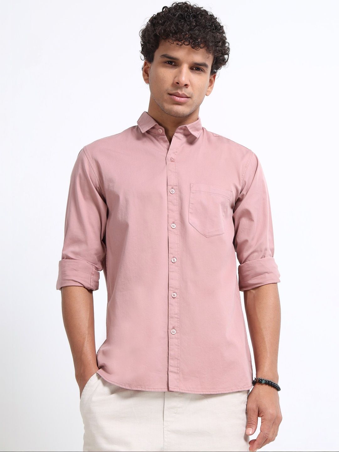 U.S. PITCHERS Men Regular Fit Casual Shirt