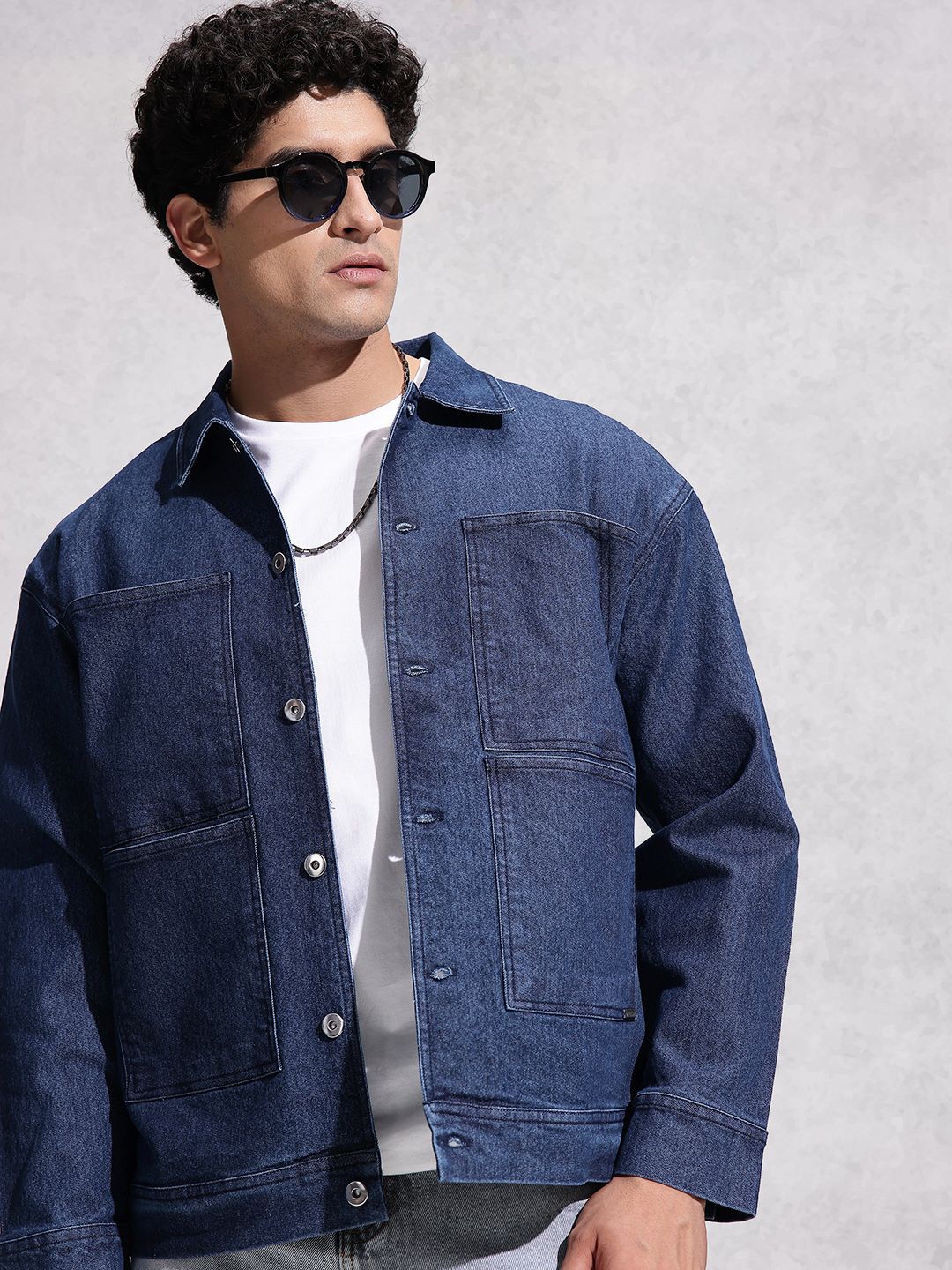WROGN Oversized Denim Jacket
