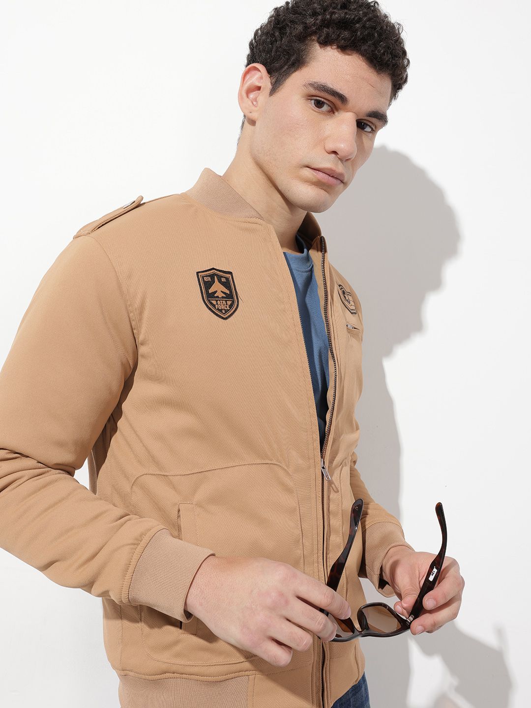 The Roadster Life Co. Stand Collar Tailored Jacket