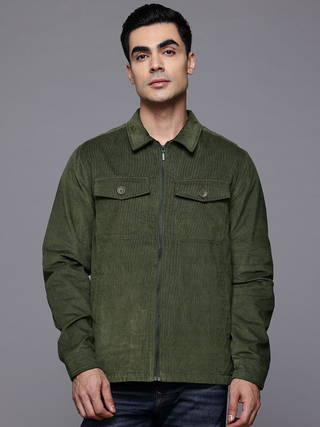Allen Solly Corduroy Tailored Jacket