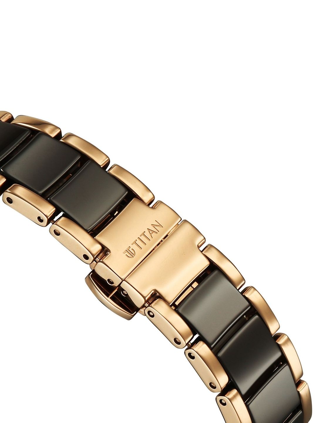 Edge Melange Ladies Quartz Analog Brown Dial Watch For - 2777KD01
