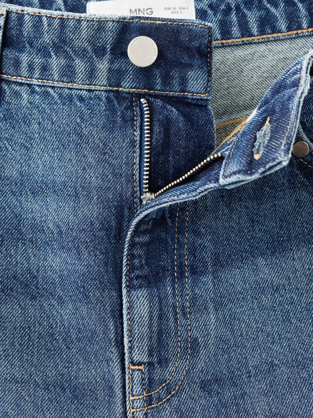 Bootcut Mid-Rise Light Fade Embellished Jeans
