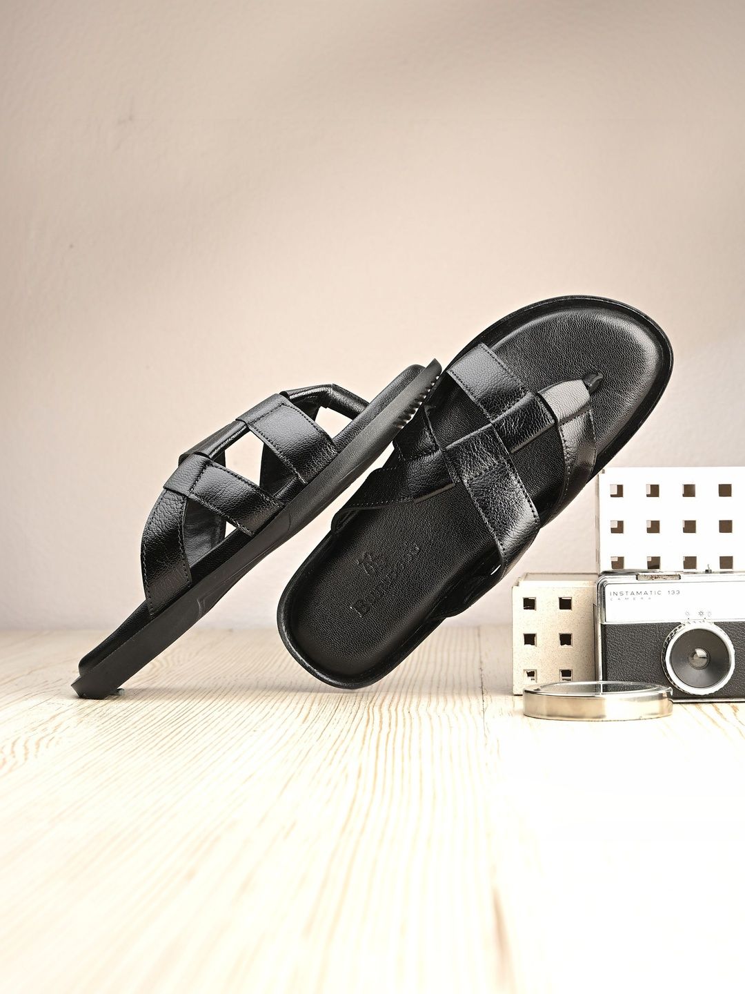 Burwood Men's Leather Slippers