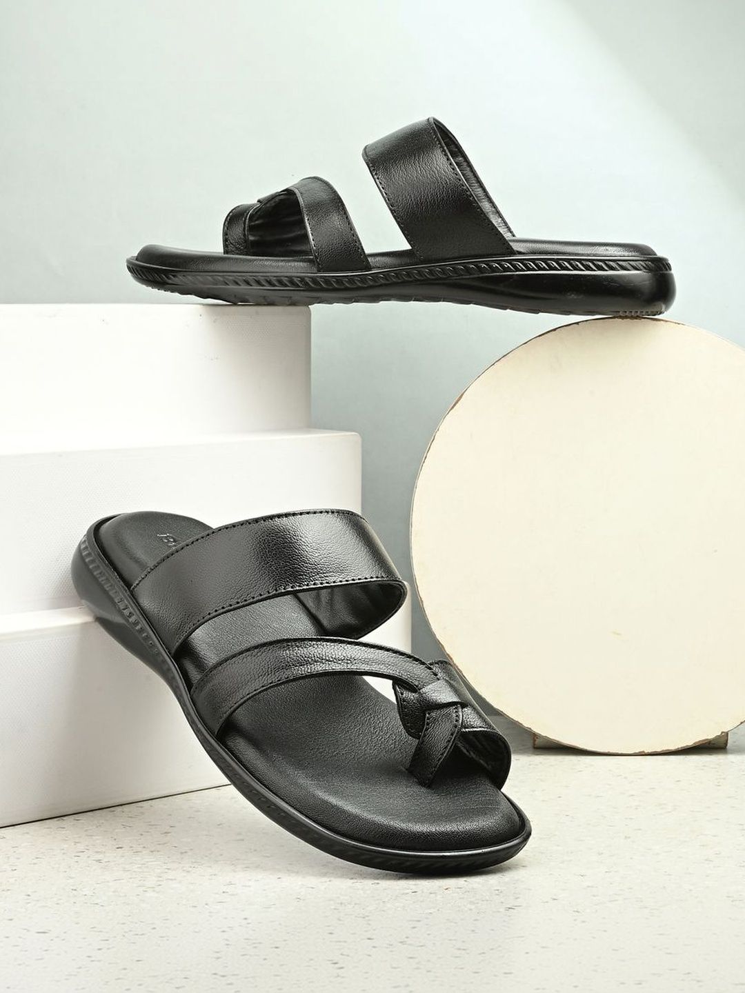 Burwood Men's Leather Slippers