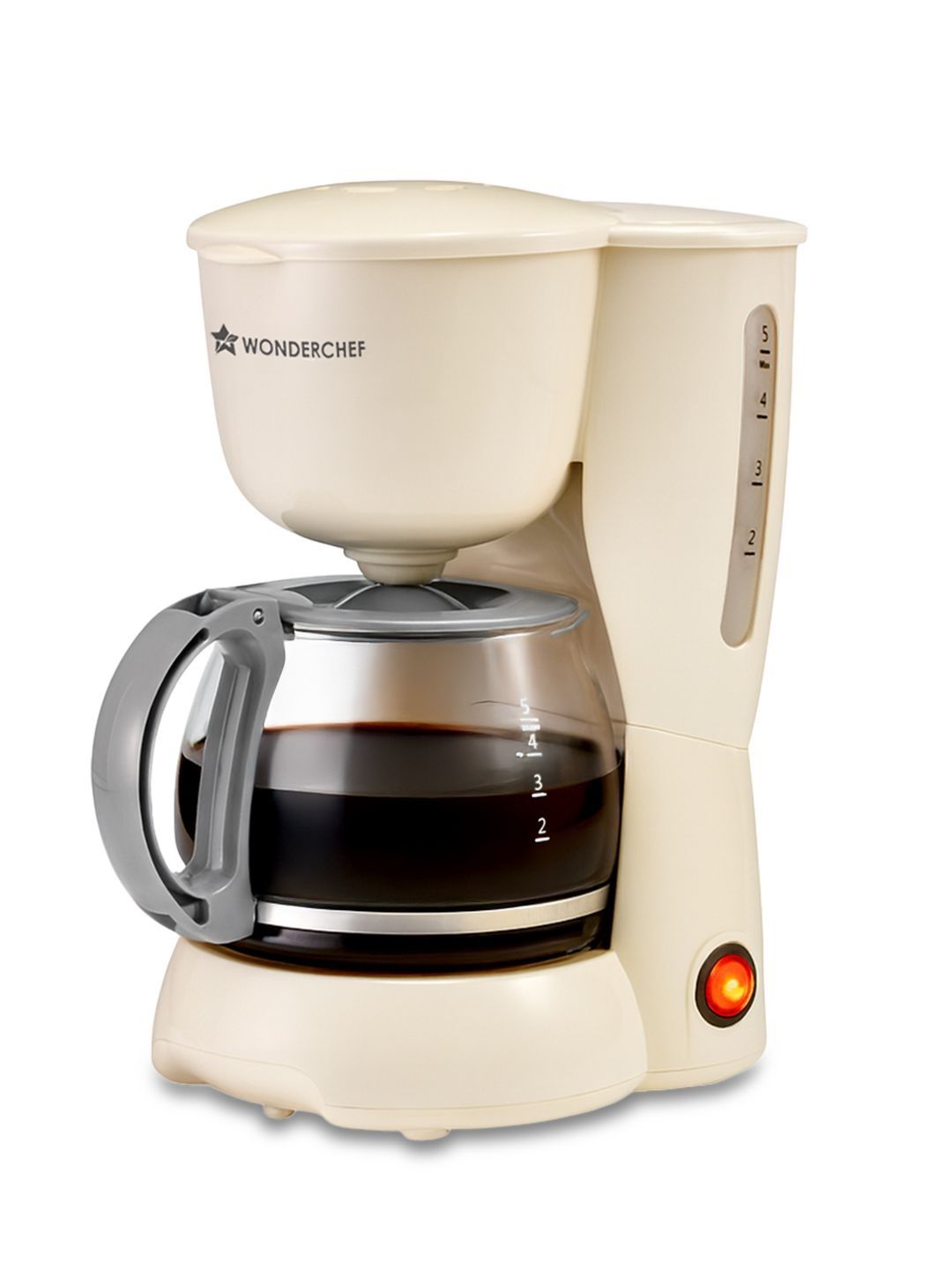 Wonderchef Wonderchef Veneto Brew Coffee Machine Ivory 550W - 625ml
