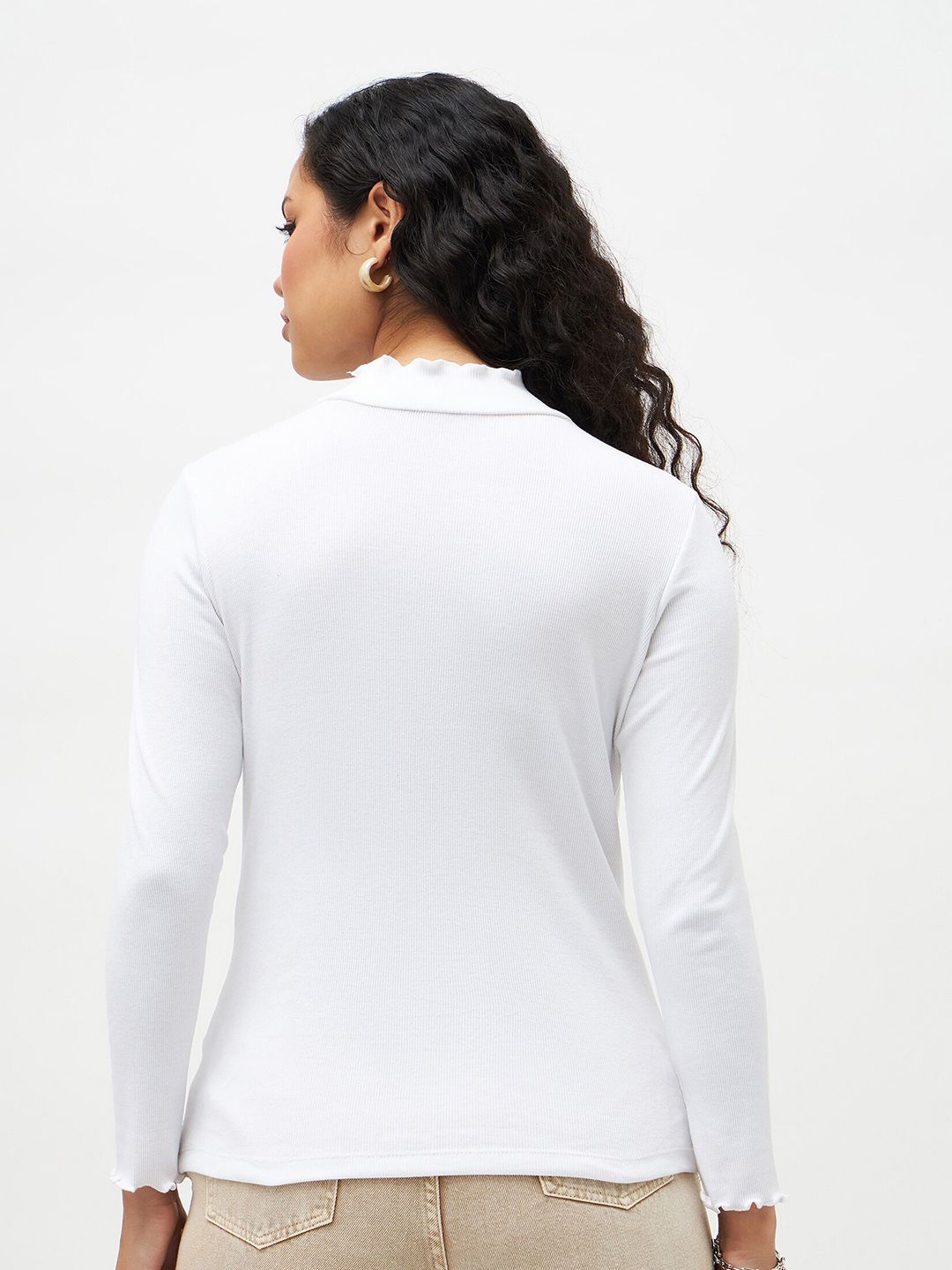 Buy SASSAFRAS High Neck Long Sleeves Top - Tops for Women 25259974