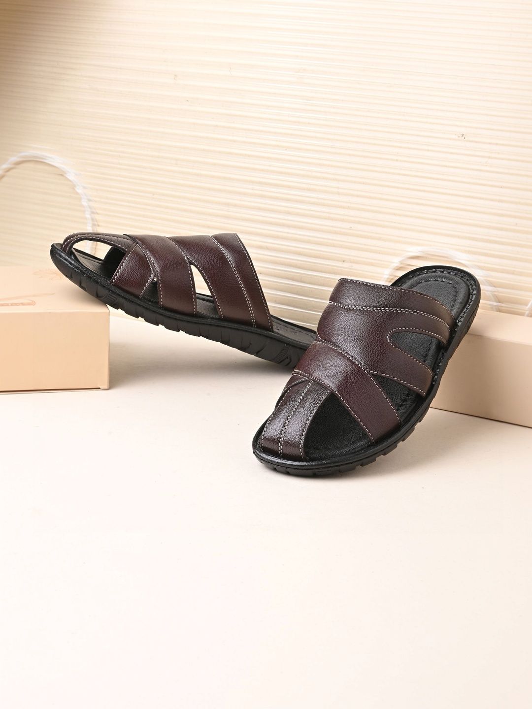 Burwood Men's Leather Slippers