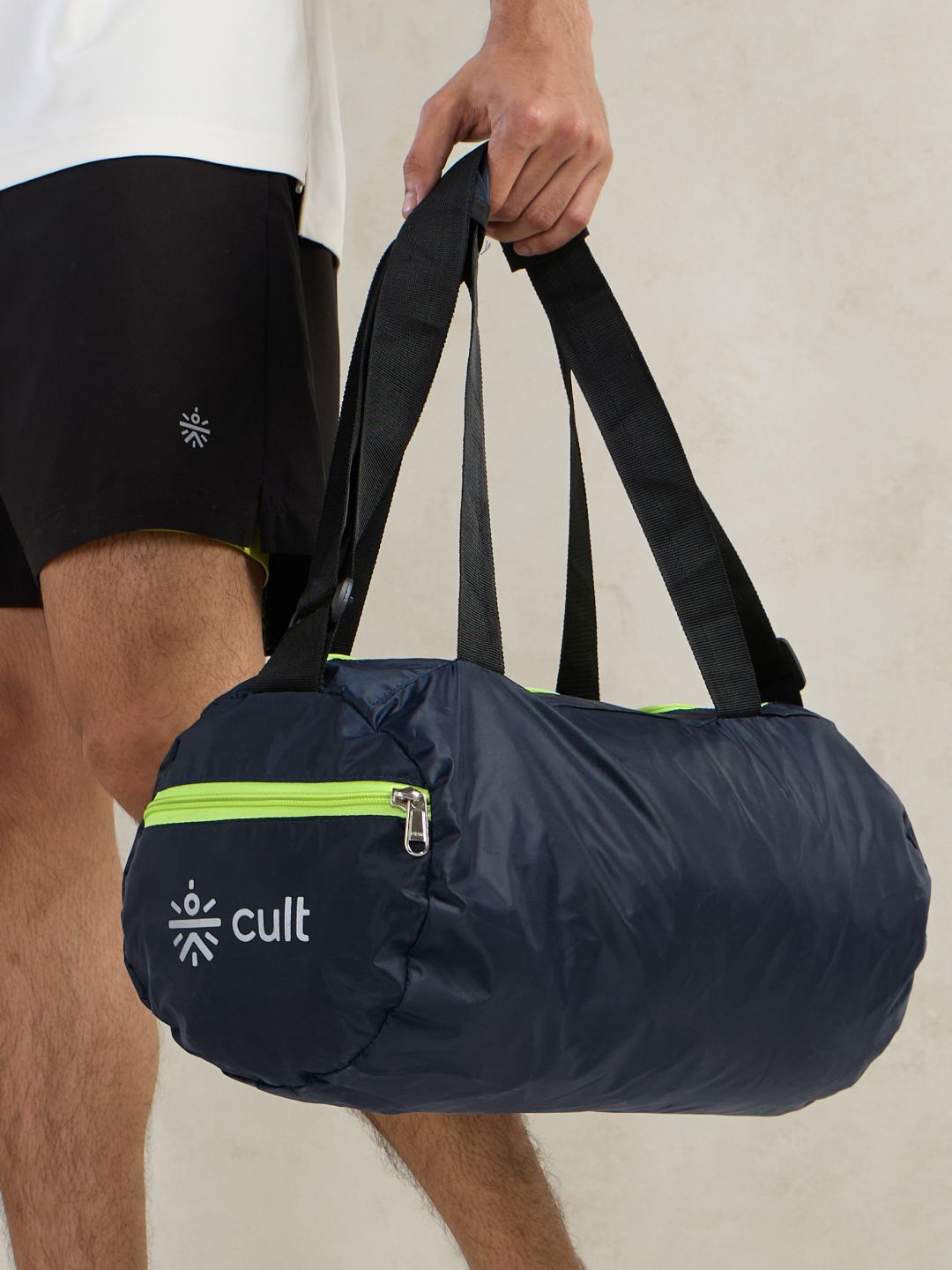 CULT Black & Neon Gym Duffle Bag 20 Litre