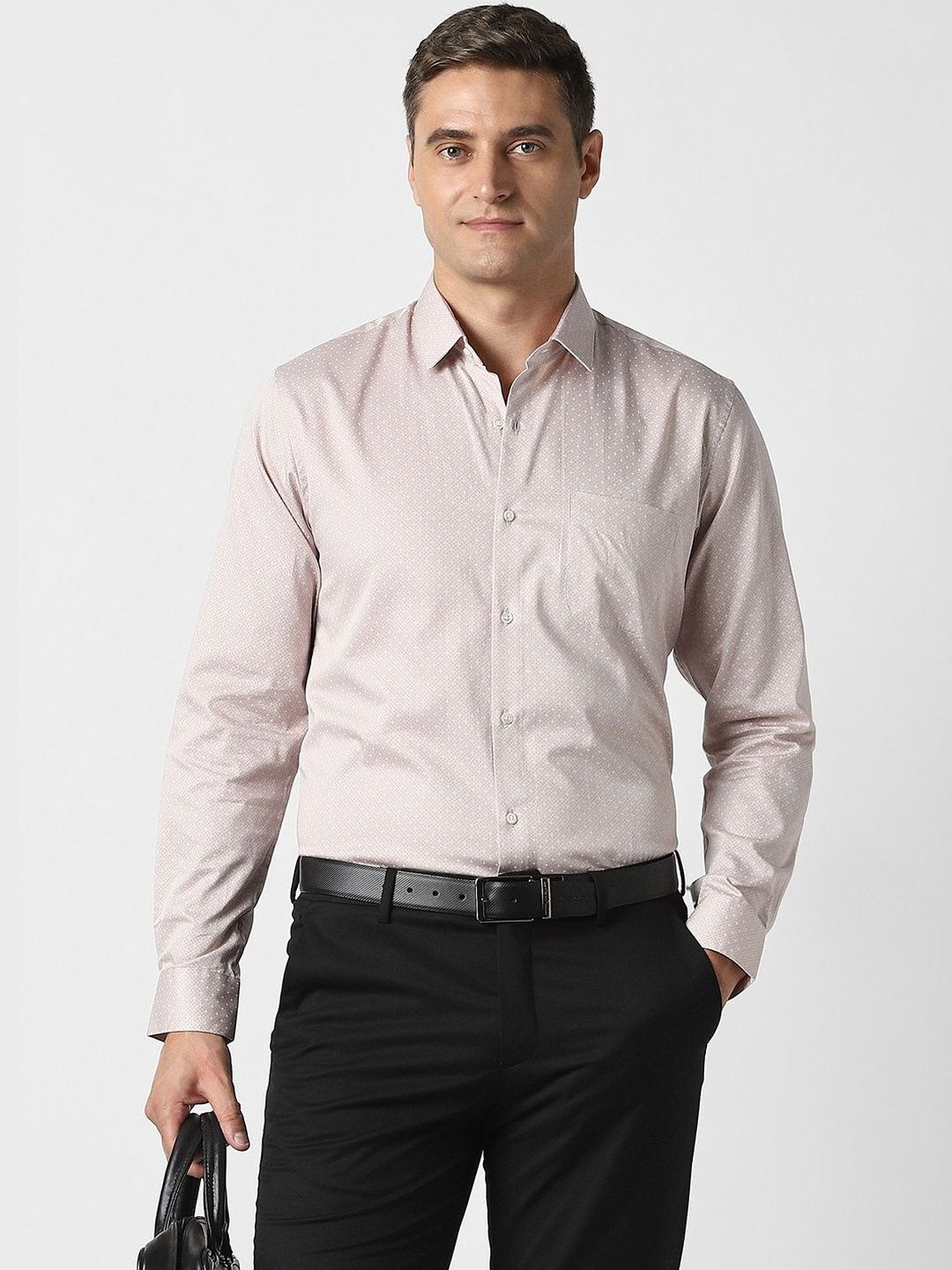 Peter England Peter England Men Slim Fit Printed Formal Shirt