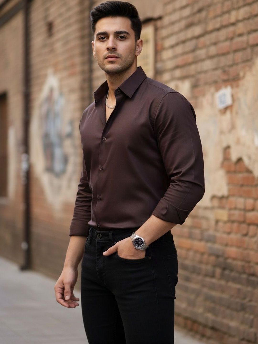 RICH STAG Men Comfort Casual Shirt