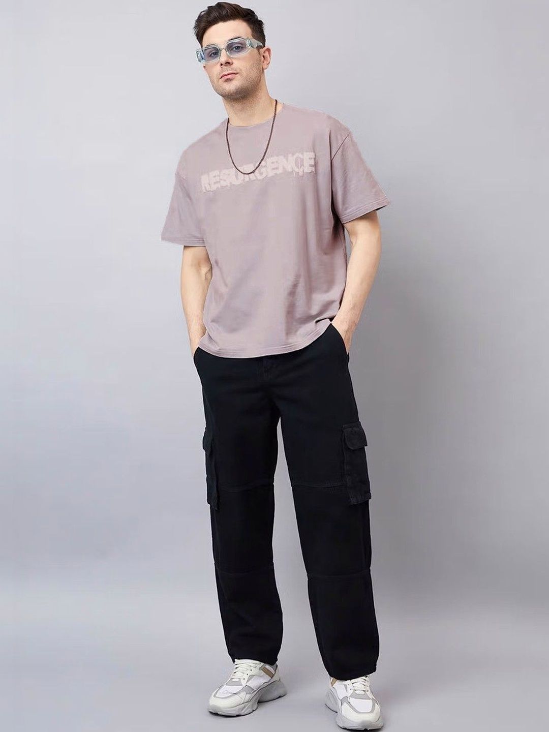 SZN Men Relaxed Fit Mid-Rise Stretchable Jeans