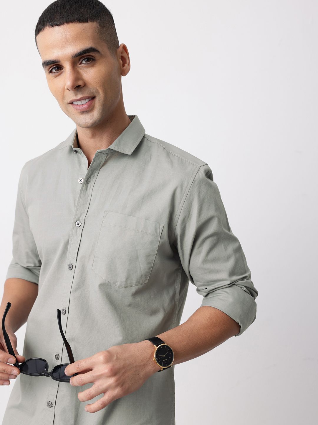 Mast & Harbour Pure Cotton Casual Shirt