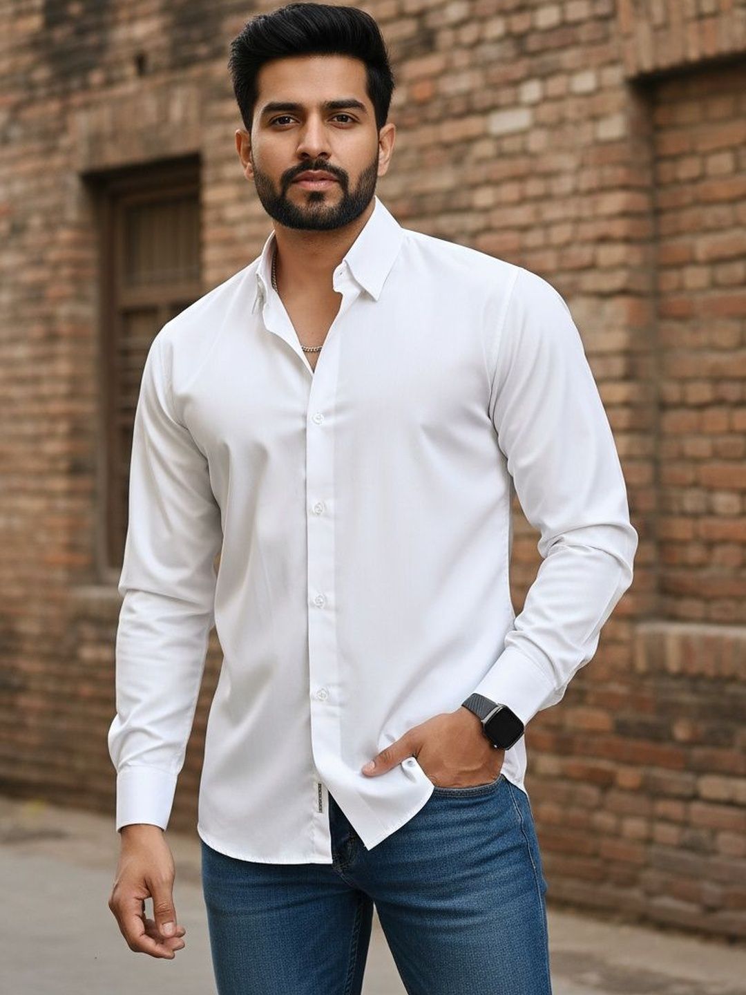 RICH STAG Men Comfort Casual Shirt