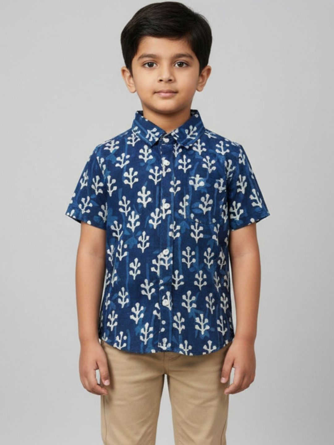 Biglilpeople Boys Printed Casual Shirt