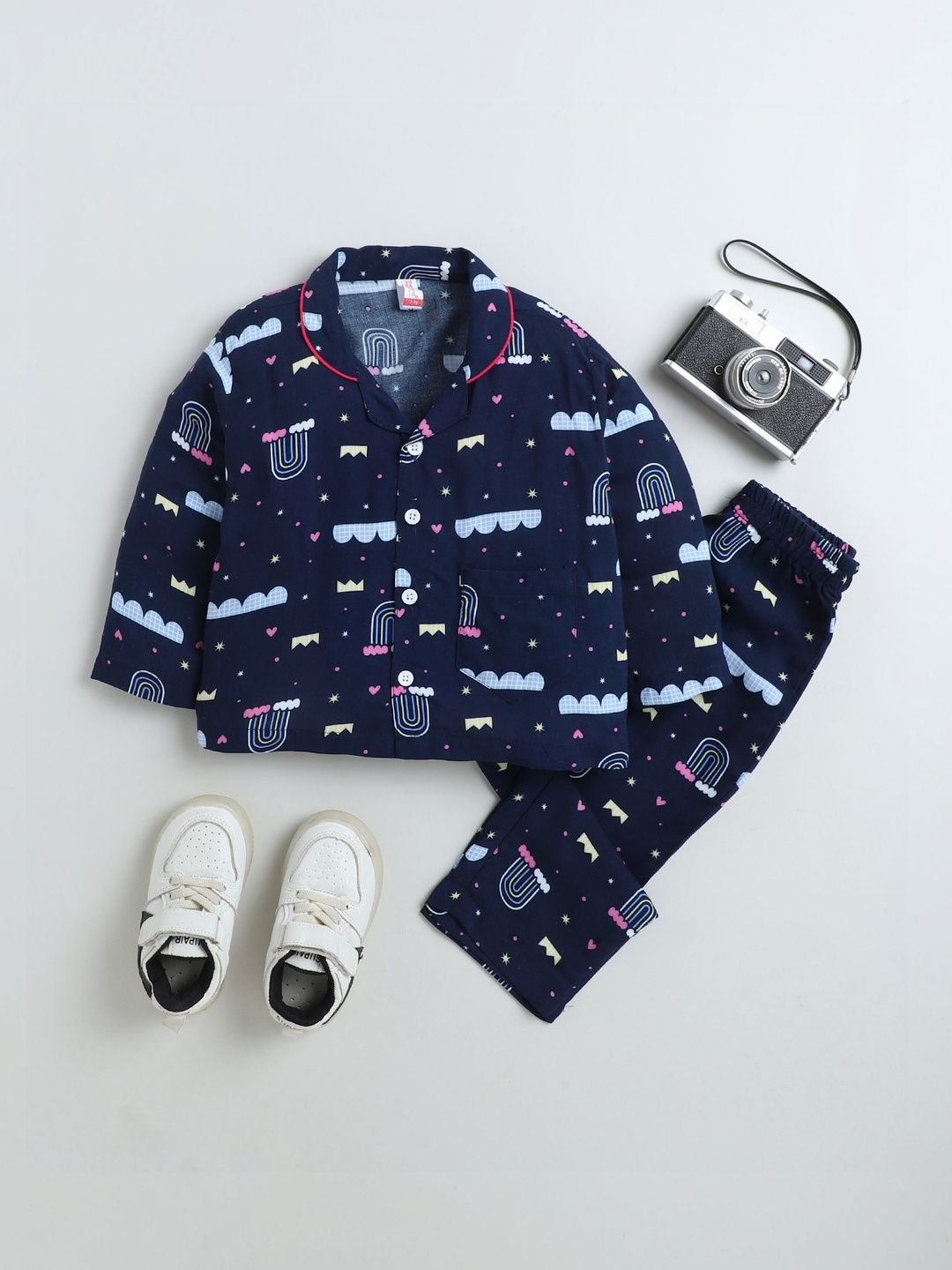 The Magic Wand Unisex Kids Printed Night suit