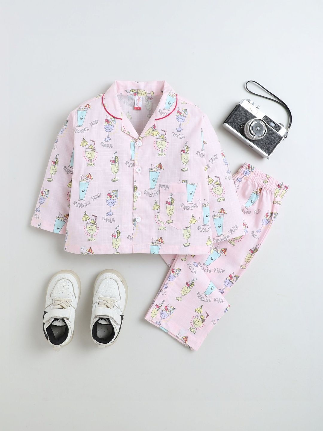 The Magic Wand Unisex Kids Printed Night suit