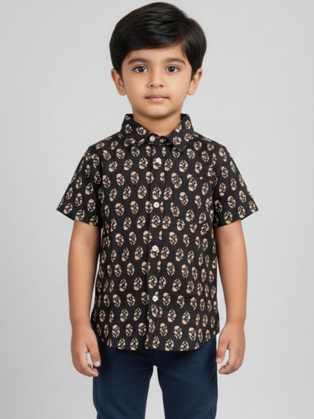 Biglilpeople Boys Printed Casual Shirt