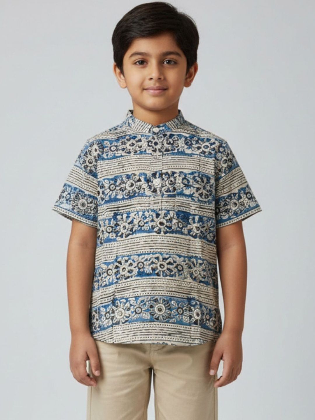 Biglilpeople Boys Printed Casual Shirt