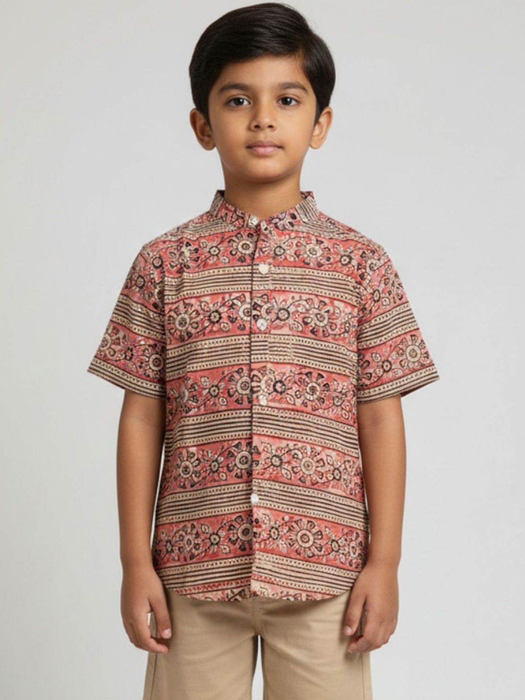 Biglilpeople Boys Printed Casual Shirt