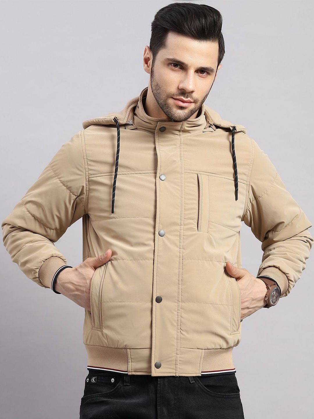 Monte Carlo Men Lightweight Outdoor Puffer Jacket