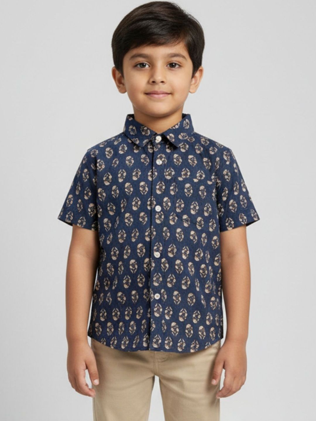 Biglilpeople Boys Printed Casual Shirt