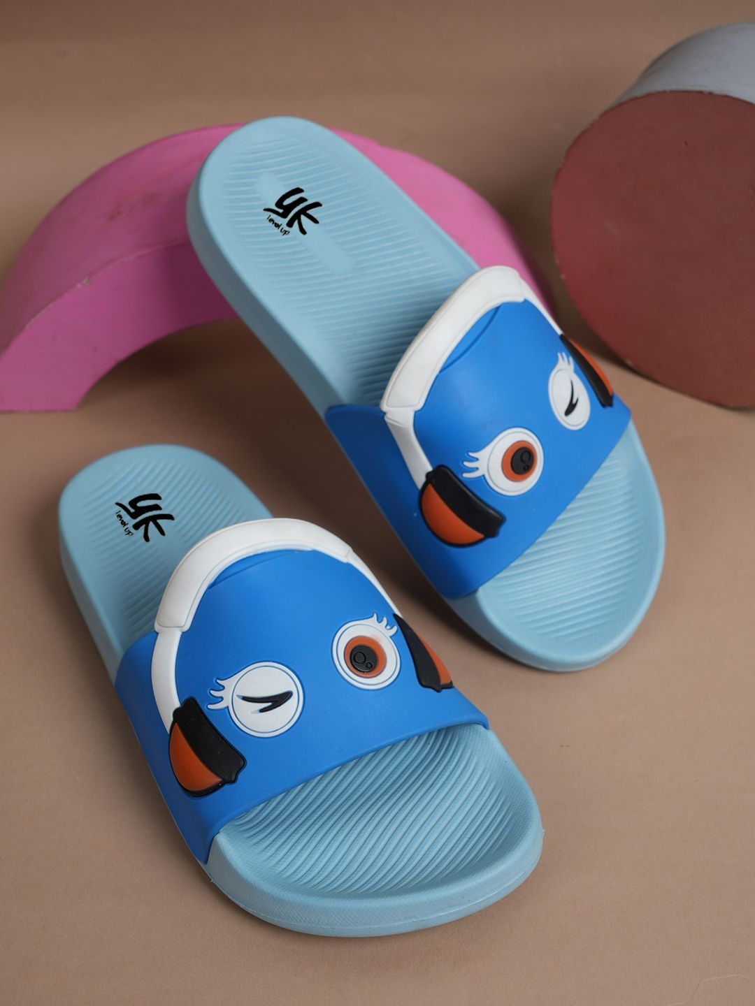 YK Unisex Kids Printed Sliders