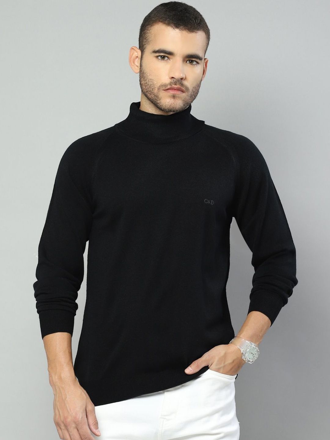 Cloak & Decker Men Woollen Pullover