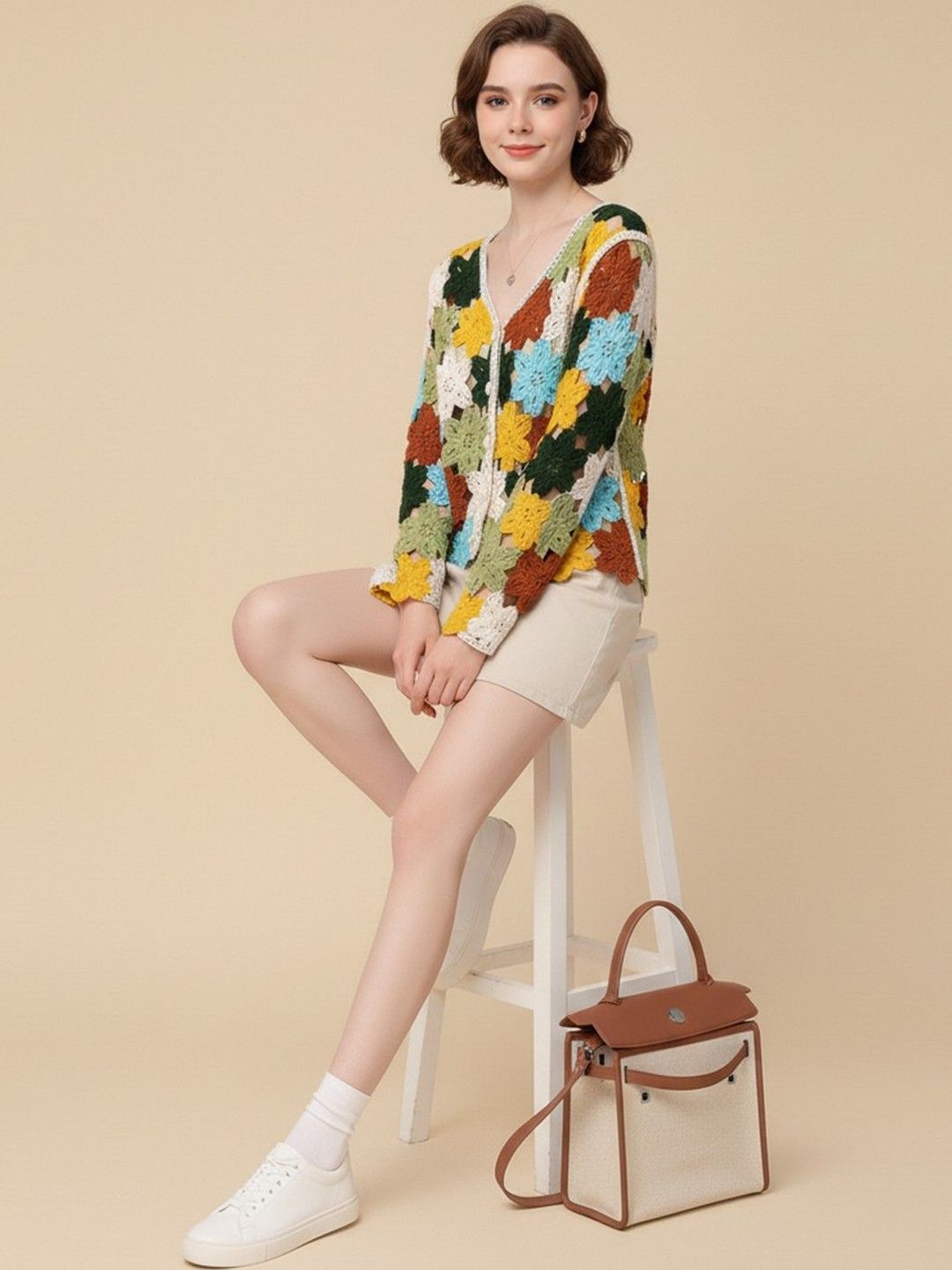 DressBerry Women Floral Printed Cardigan