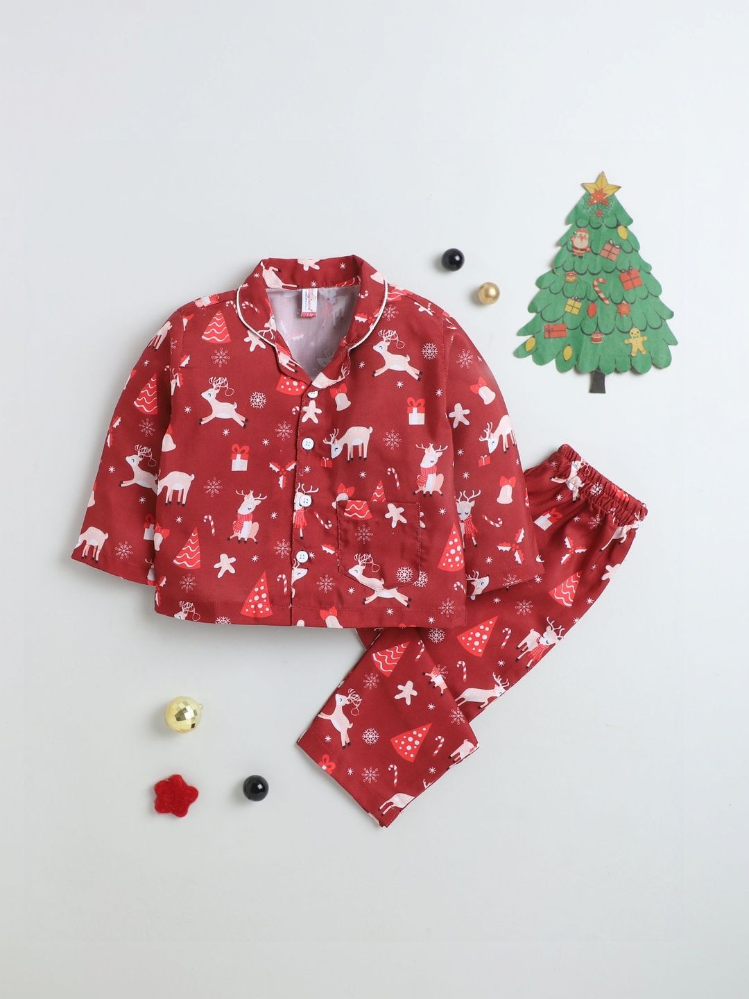 The Magic Wand Unisex Kids Printed Night suit