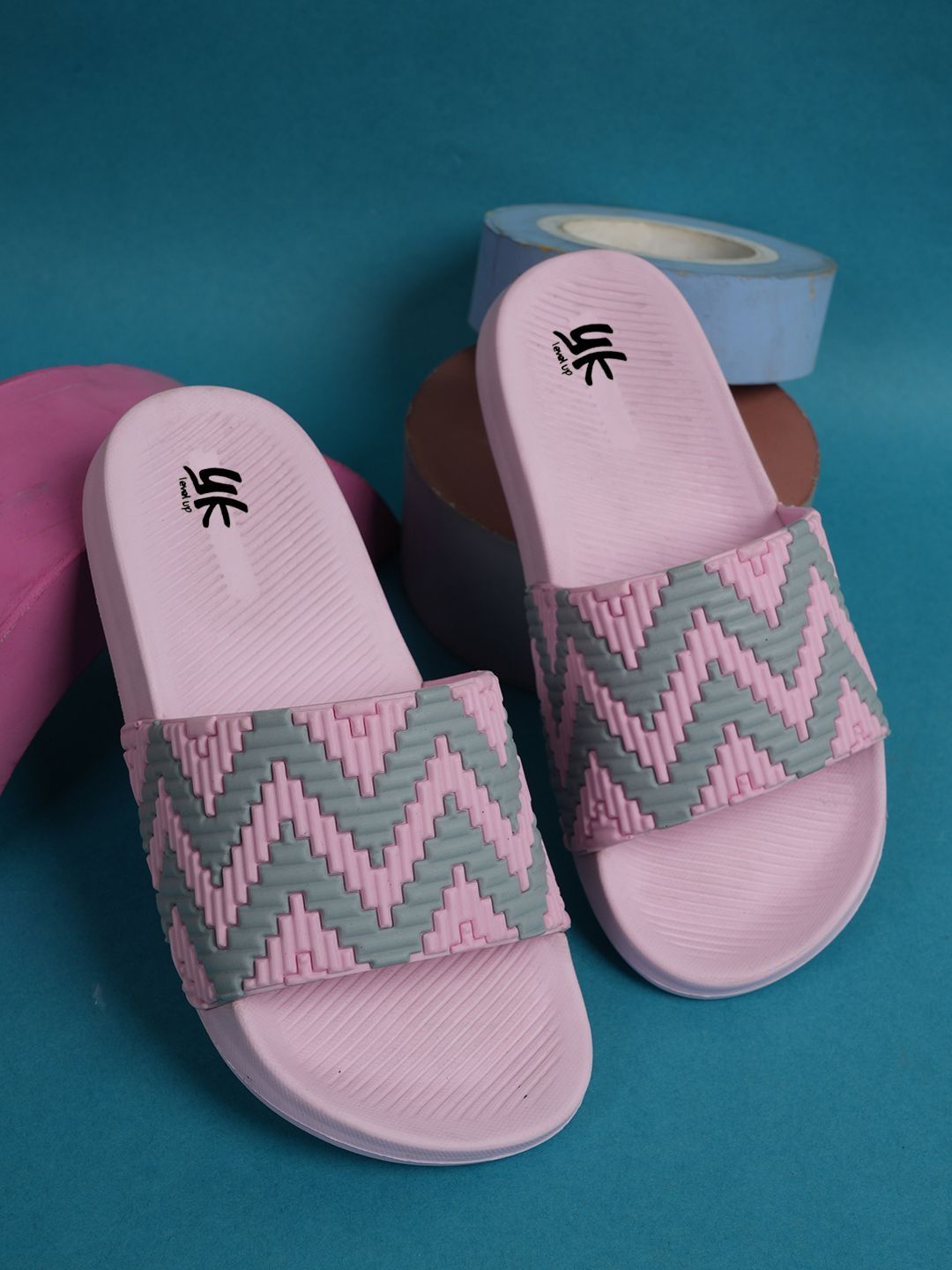 YK Unisex Kids Rubber Sliders