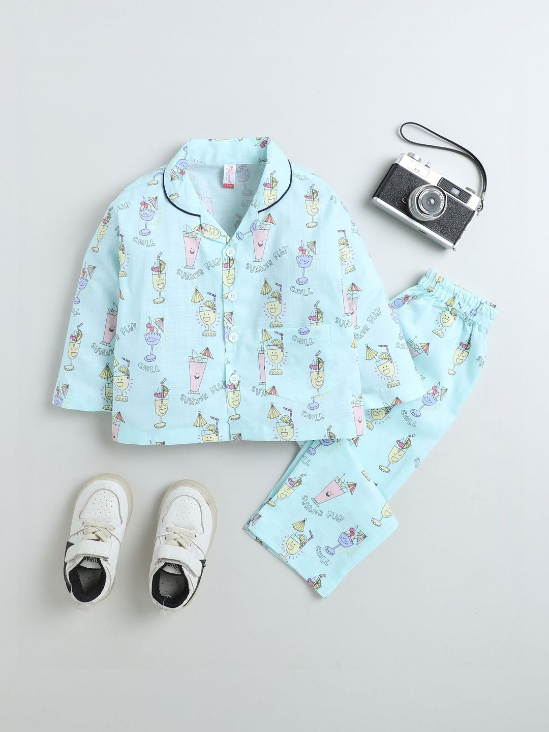 The Magic Wand Unisex Kids Printed Night suit