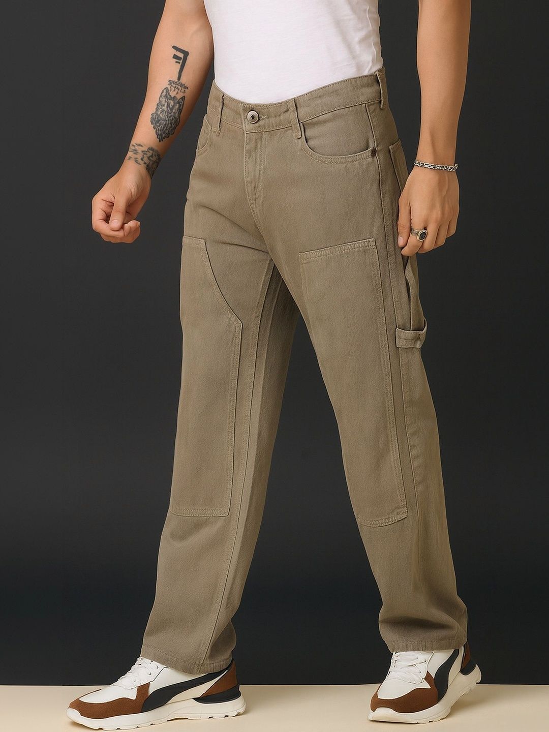 CINOCCI Men Mid-Rise Jeans