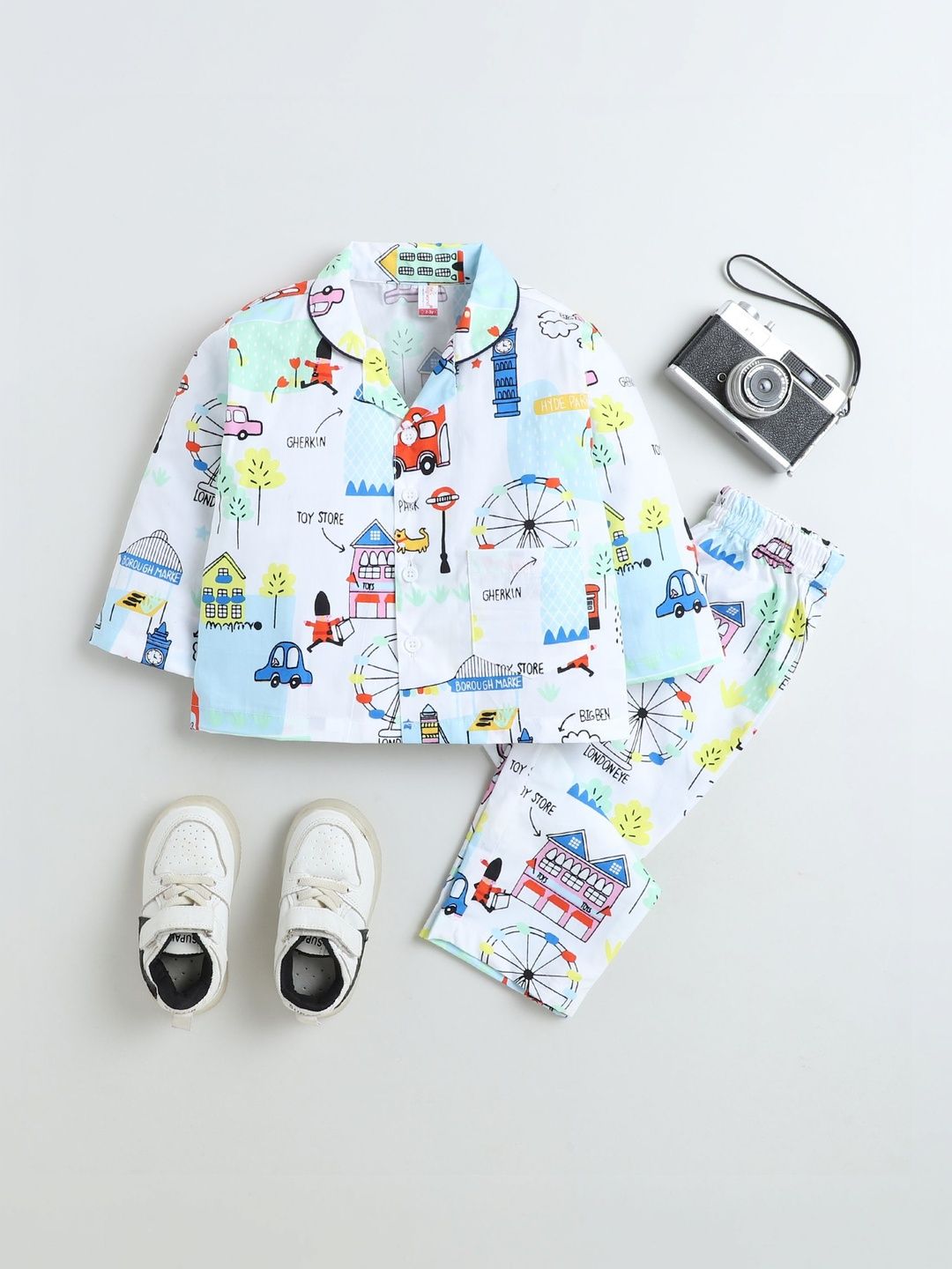 The Magic Wand Unisex Kids Printed Night suit