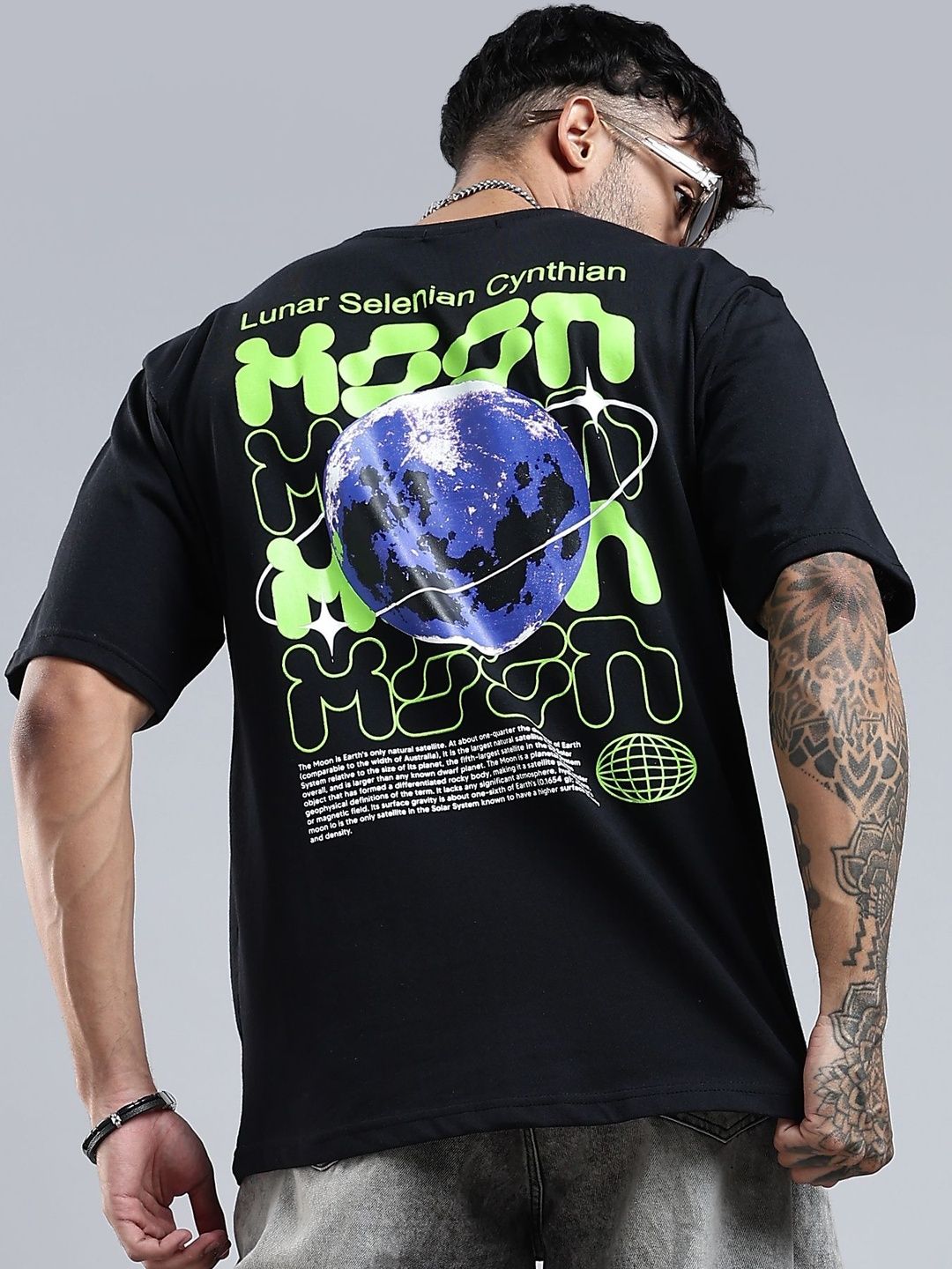 LEWEL Men Printed T-shirt