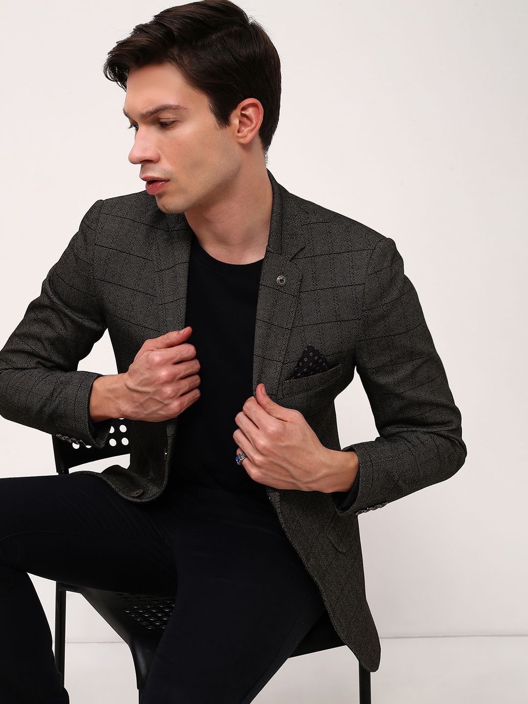 Buy SHOWOFFFF Slim-Fit Single Breasted Blazer - Blazers for Men