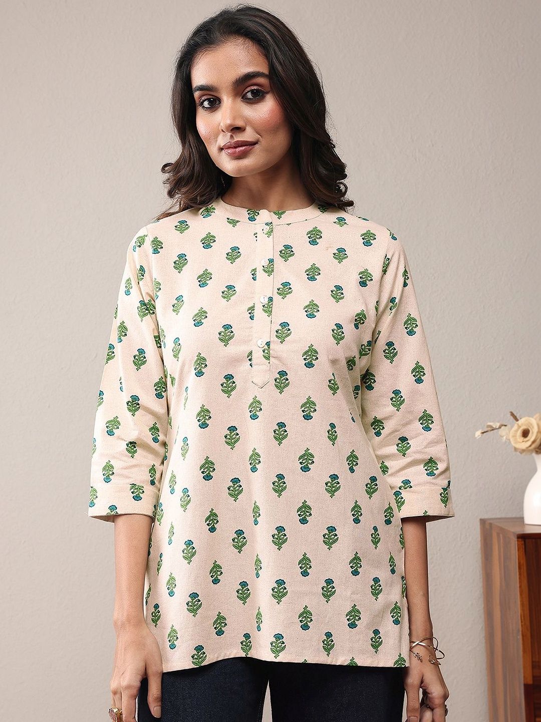 Libas Floral Printed Kurti