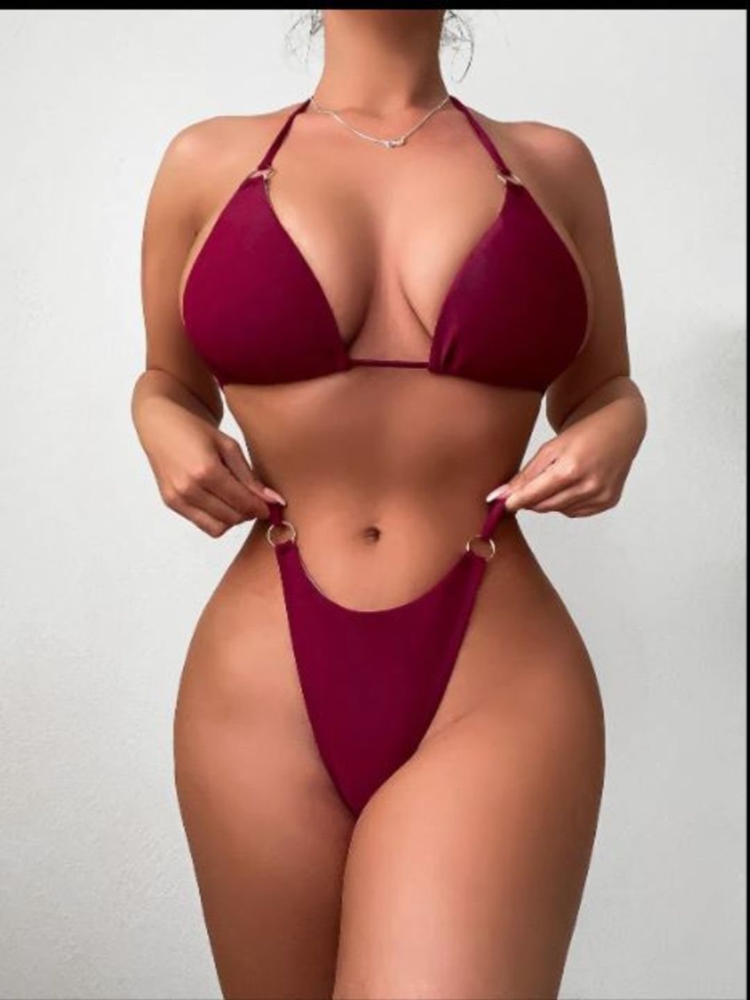 fashion cottage private limited Halter Neck Swim Bikini Set