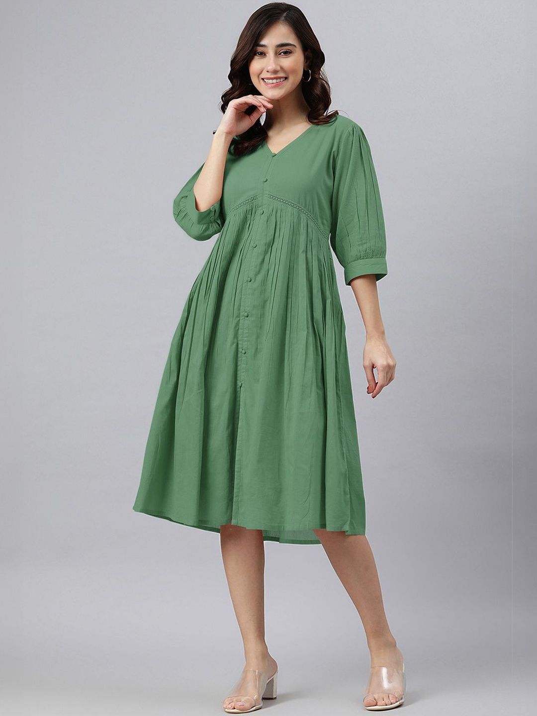 Anouk Rustic Anouk Rustic Fit & Flare Dress