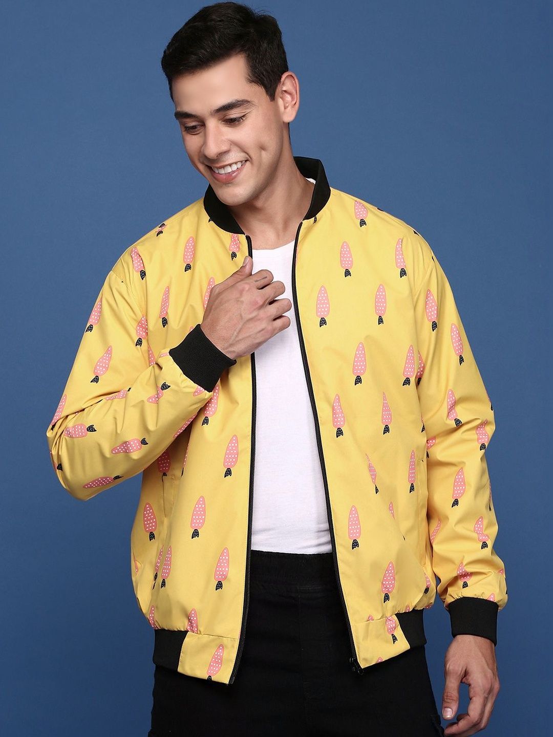 SHOWOFFFF Men Bomber Jacket