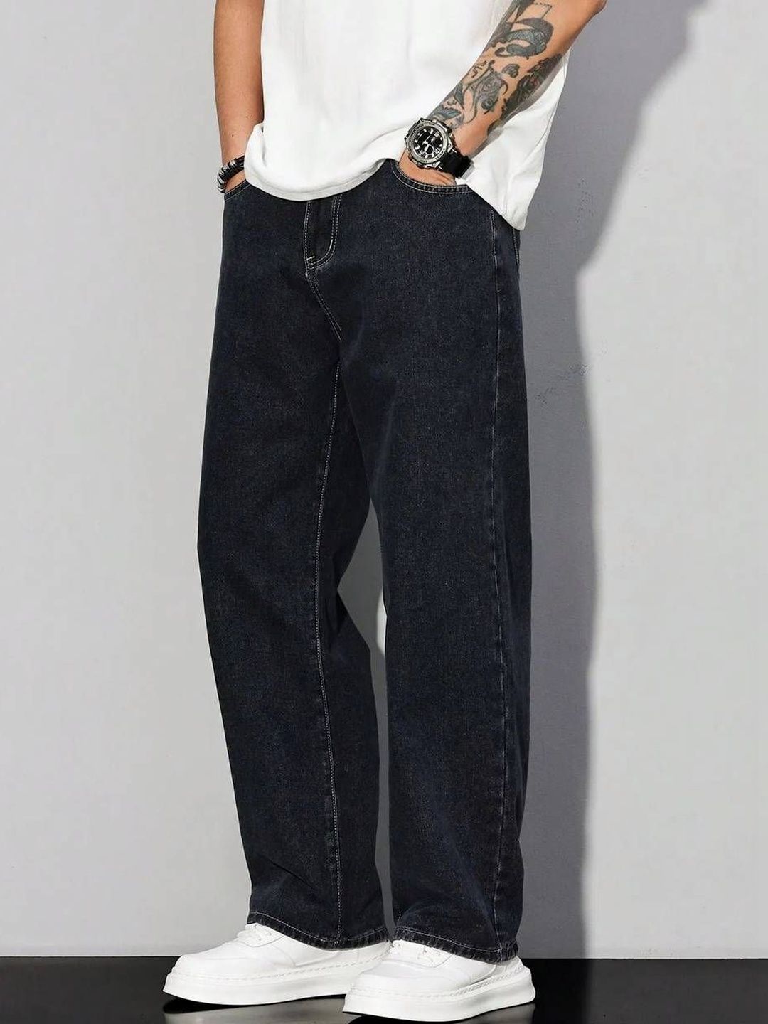 Stylecast X Kotty Men Mid-Rise Stretchable Jeans