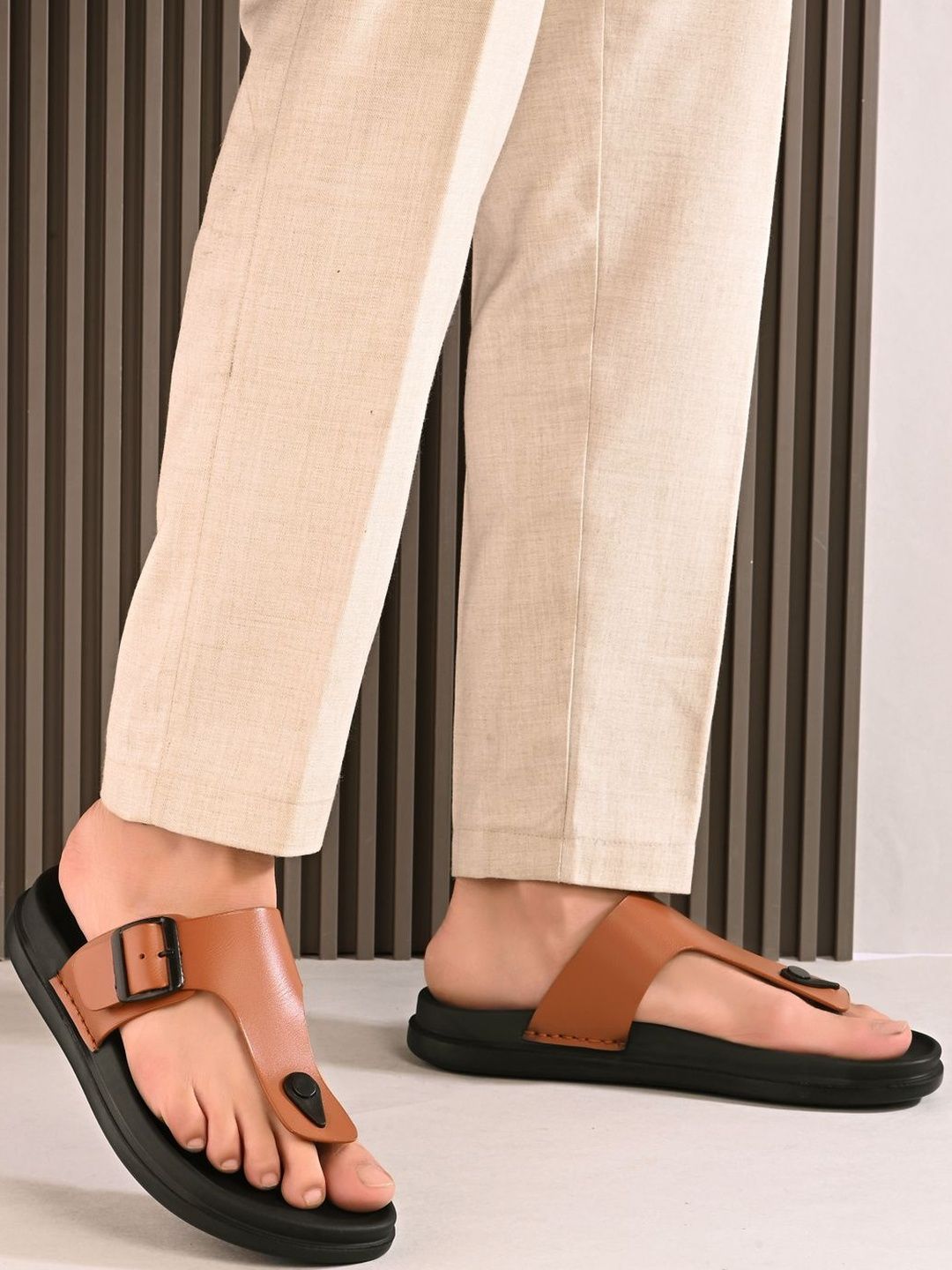 The Roadster Lifestyle Co Men Slip-On Comfort Sandals